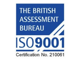 The British Assessment Bureau ISO9001 Certification - No. 210061